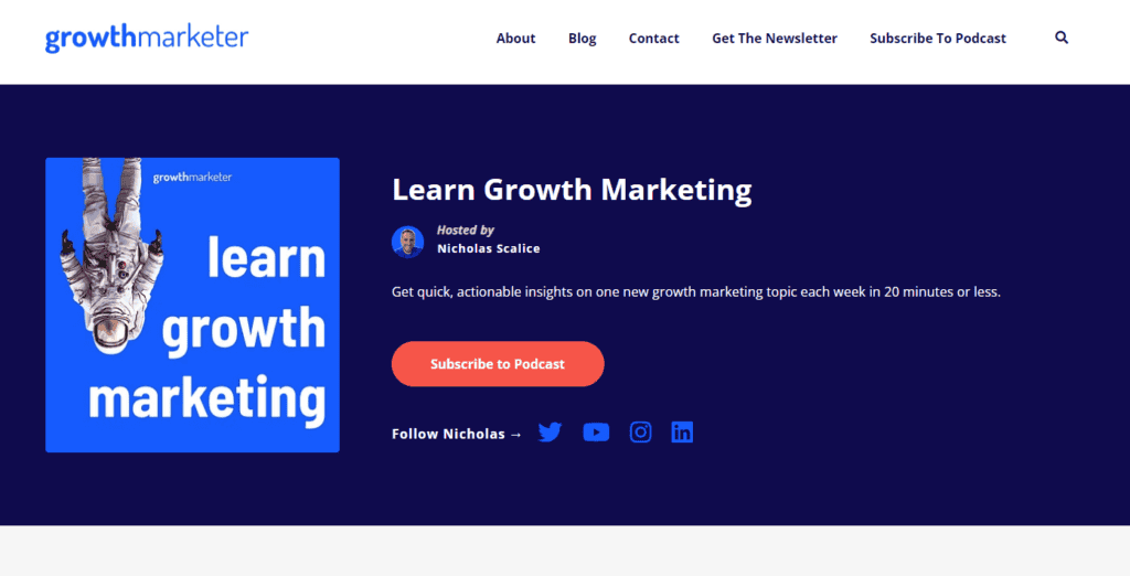 Growth Marketer Podcast