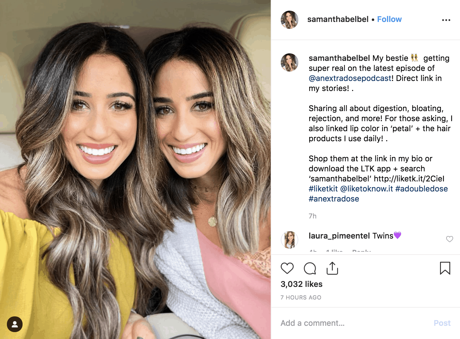 Twins posts instagram dose double Twins Focus