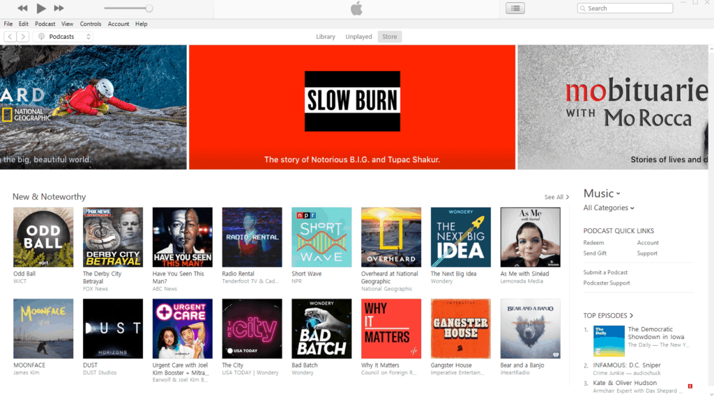 itunes new and noteworthy