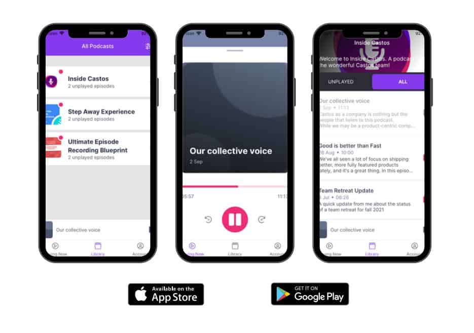 How to launch an internal company podcast with the help of the Castos mobile app