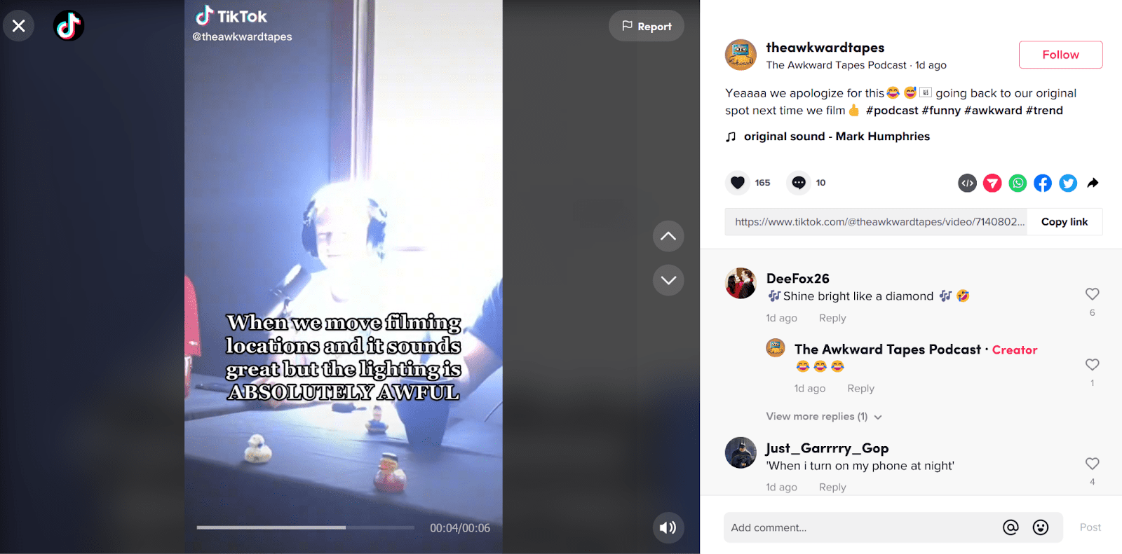 Using TikTok to promote your podcast