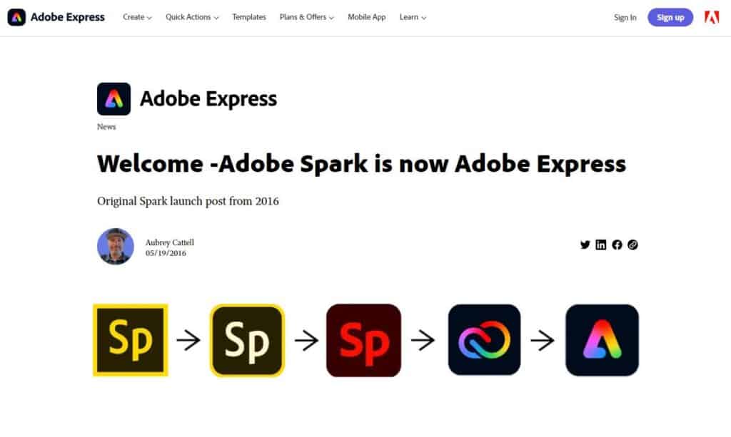 Adobe Express Canva alternative