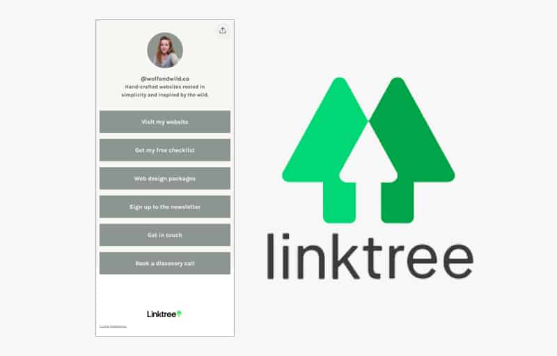 Linktree - Creating Share functionality