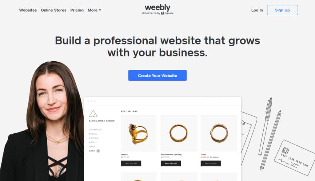 Best website builders: Weebly