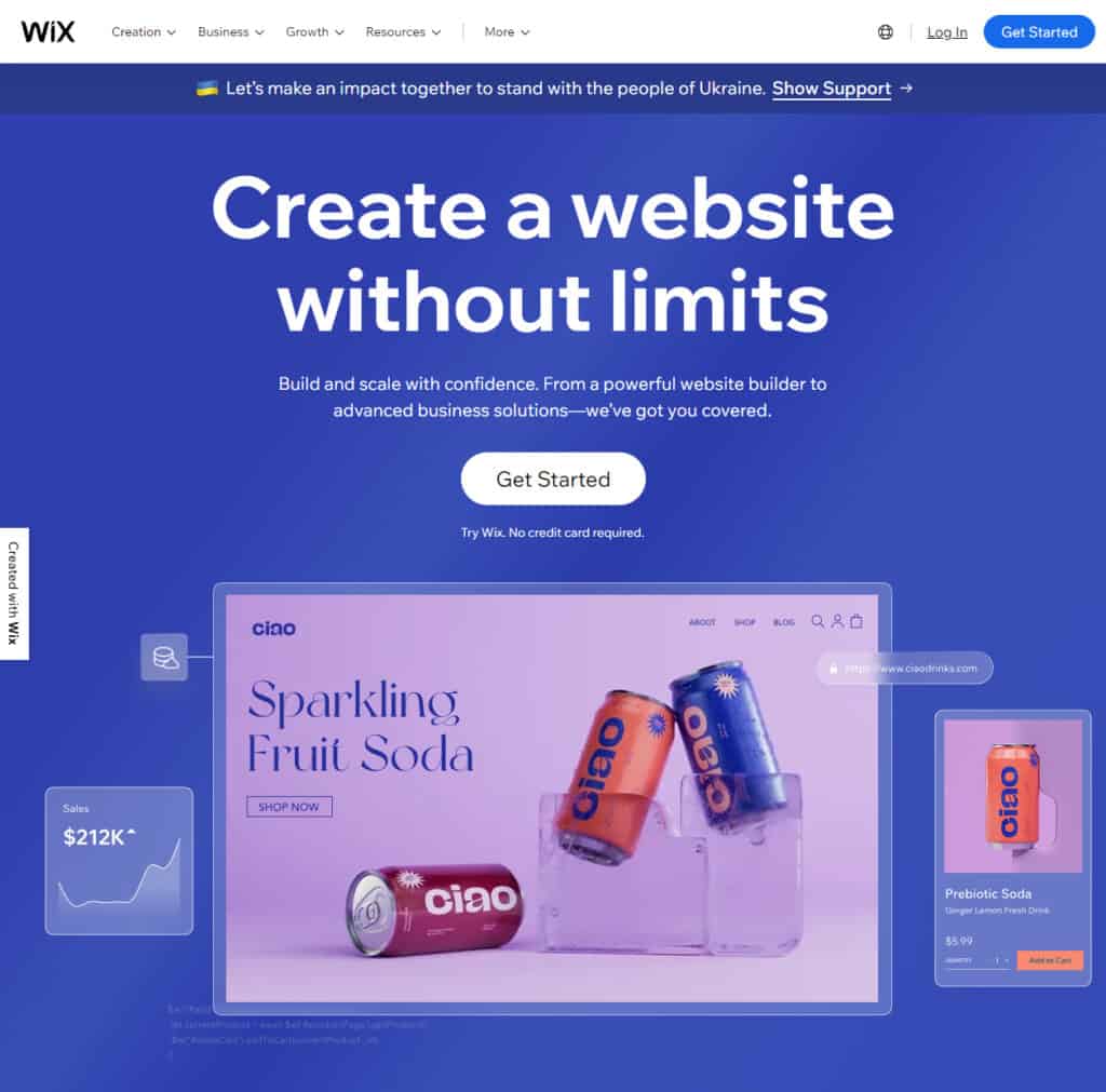 Best website builders: Wix