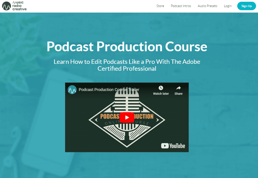 Podcast Production Course