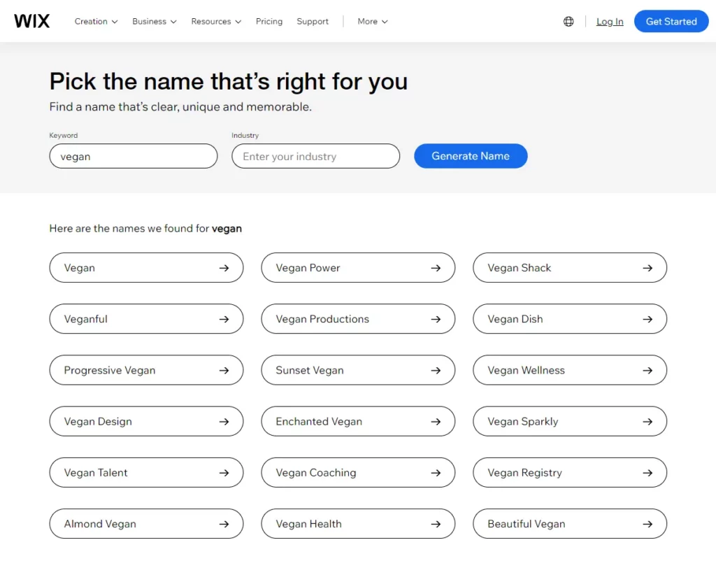YouTube channel name generator