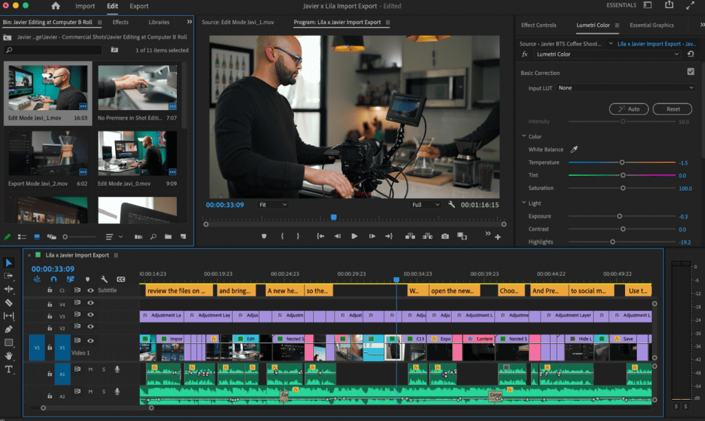 How to Extract Audio from a Video: Adobe Premiere Pro