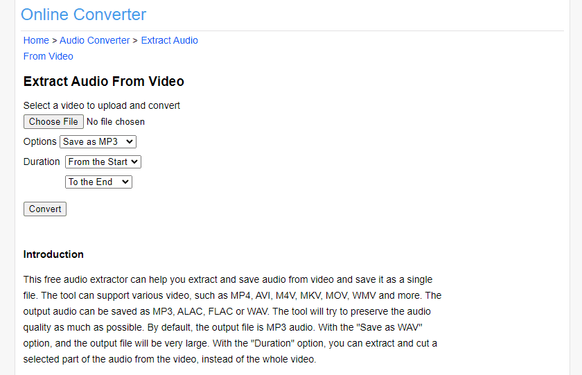 Online Converter