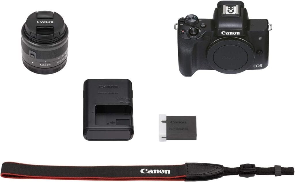 What’s in the Box of the Canon EOS M50 Mark II?